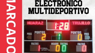 MARCADOR ELECTRONICO MULTIDEPORTIVO