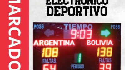 MARCADOR ELECTRONICO DEPORTIVO