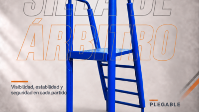 Silla De Arbitro De Voley - Plegable